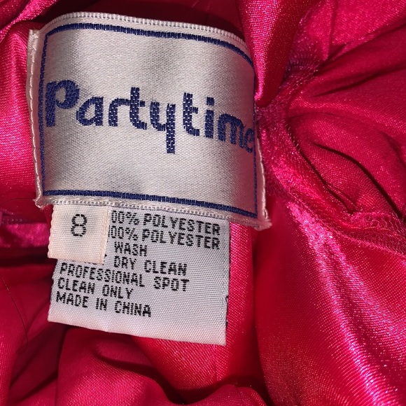 Beautiful sequined HOT pink gown perfect for prom! - Picture 6 of 7